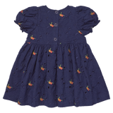 Girls Eliza Dress - Eyelet Embroidery