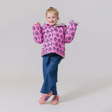 Girls Reversible Riley Jacket - Pink Strawflower | Pink Chicken