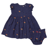 Baby Girls Eliza Dress Set - Eyelet Embroidery