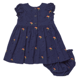 Baby Girls Eliza Dress Set - Eyelet Embroidery