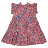 Girls Jennifer Dress - Paisley Vines