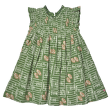 Girls Stevie Dress - Football Field