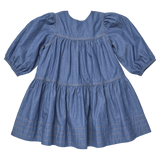 Girls Sawyer Dress - Chambray