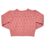Girls Connie Sweater - Pink
