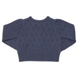 Girls Connie Sweater - Navy