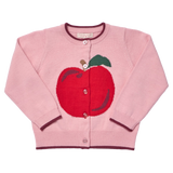 Girls Maude Sweater - Crisp Apple