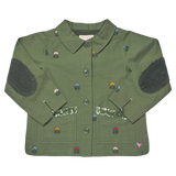 Girls Leona Barn Jacket - Four Leaf Clover