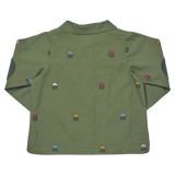 Girls Leona Barn Jacket - Four Leaf Clover