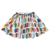 Girls Gianna Skirt - Fall Paint Swatches