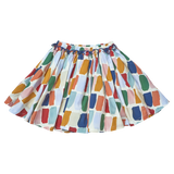Girls Gianna Skirt - Fall Paint Swatches