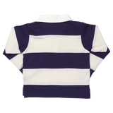 Boys Albert Rugby Shirt - Navy White