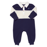 Baby Boys Albert Rugby Jumper - Navy White