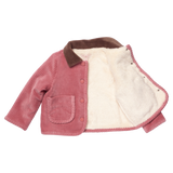 Baby Girls Jace Plush Jacket - Pink