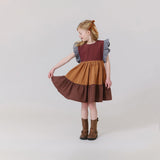 Girls Kit Dress - Mixed Checks | Pink Chicken