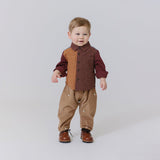 Baby Boys Jack Shirt - Mixed Checks | Pink Chicken