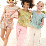 Girls Kiran Pant - Carol Blush