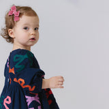 Baby Girls Brooke Dress Set - Multi Bow Applique
