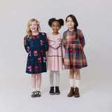 Girls Raphaela Dress - Strawberry Cream Polka Dot