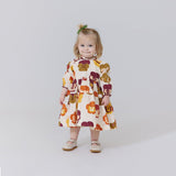 Baby Girls Charlie Dress Set - Autumn Pansies | Pink Chicken