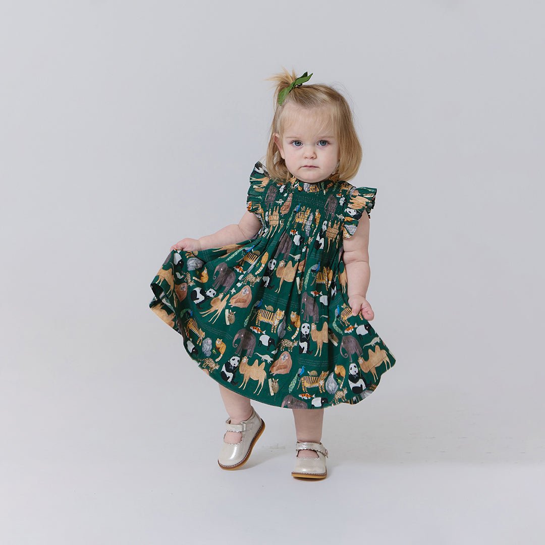 Baby Girls Stevie Dress Set - Animals of Asia | Pink Chicken