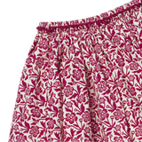 Girls Gianna Skirt - Burgundy Climbing Floral