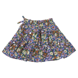 Girls Allie Skirt - True Blue Sketched Floral