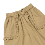 Girls Bailey Ruffle Pant - Khaki