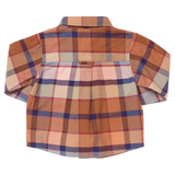 Boys Long Sleeve Jack Shirt - Hayride Plaid