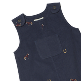 Baby Boys Noah Jumper - Navy Horse Embroidery