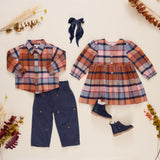 Boys Long Sleeve Jack Shirt - Hayride Plaid