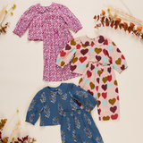 Baby Girls Dawson 2-PC Set - Burgundy Climbing Floral