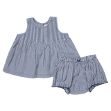 Baby Girls Jaipur 2-Piece Set - Navy Gingham