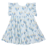Girls Kit Dress - Menorah Hearts