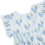 Girls Kit Dress - Menorah Hearts