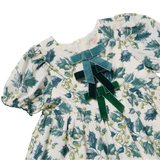 Girls Hermione Dress - Green Holly
