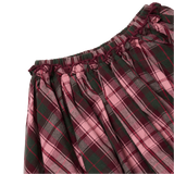 Girls Gianna Skirt - Burgundy Tartan