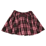 Girls Gianna Skirt - Burgundy Tartan