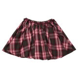 Girls Gianna Skirt - Burgundy Tartan