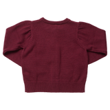 Girls Constance Sweater - Holiday Patches