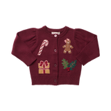 Baby Girls Constance Sweater - Holiday Patches
