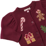 Baby Girls Constance Sweater - Holiday Patches