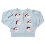 Girls Constance Sweater - Tossed Santas