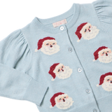 Girls Constance Sweater - Tossed Santas