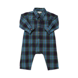Baby Boys Easton Jumper - Blue Tartan