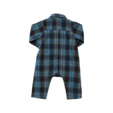 Baby Boys Easton Jumper - Blue Tartan