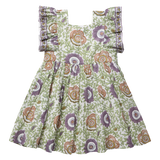 Girls Elsie Dress - Lilac Lisbon Floral