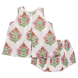 Baby Girls Jaipur 2-PC Set - Pink Bellflower