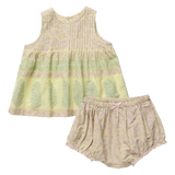 Baby Girls Jaipur 2-PC Set - Citrus Garden Border