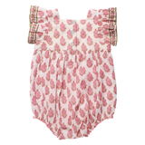 Baby Girls Elsie Bubble - Pink Dahlia Floral