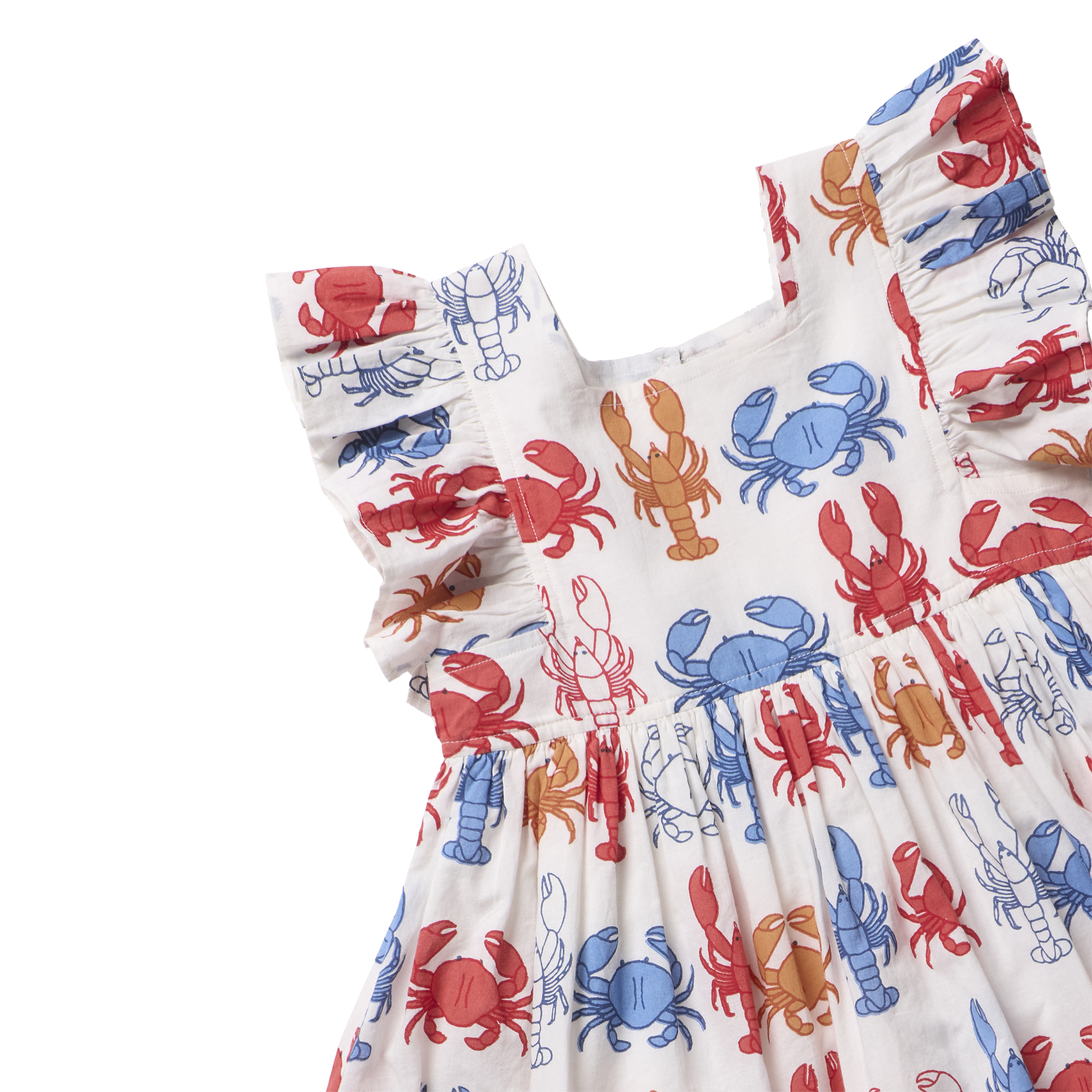 pink chicken elsie dress Pink Chicken Girls Elsie Dress Stellar Blue Garden Floral / 7Y
